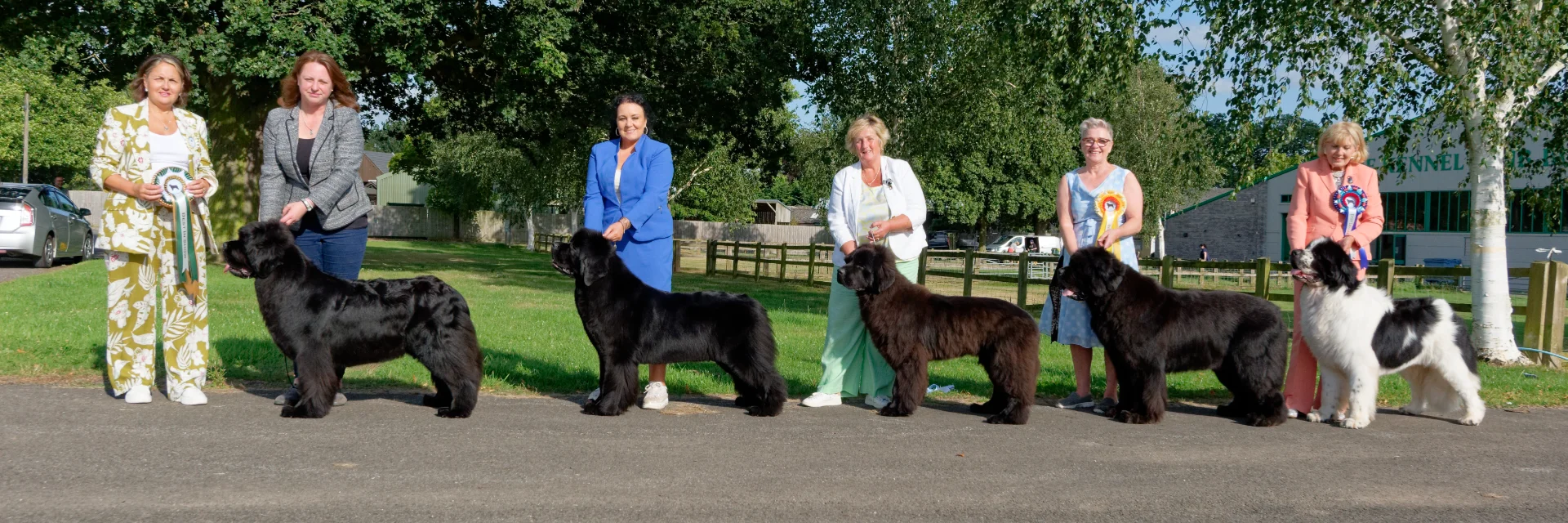 Winners line-up at Northern Newfoundland Club Open Show 2024